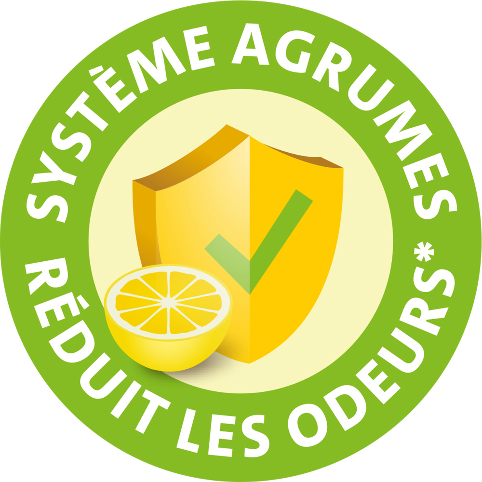 Icône : la protection contre les agrumes réduit les odeurs