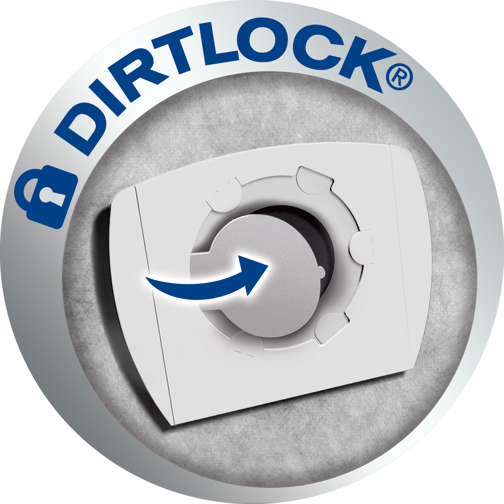 Dirtlock Staubverschluss von Swirl Nass- und Trockenbeutel