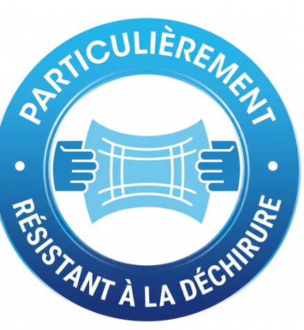 Tissu non tissé particulièrement résistant à la déchirure