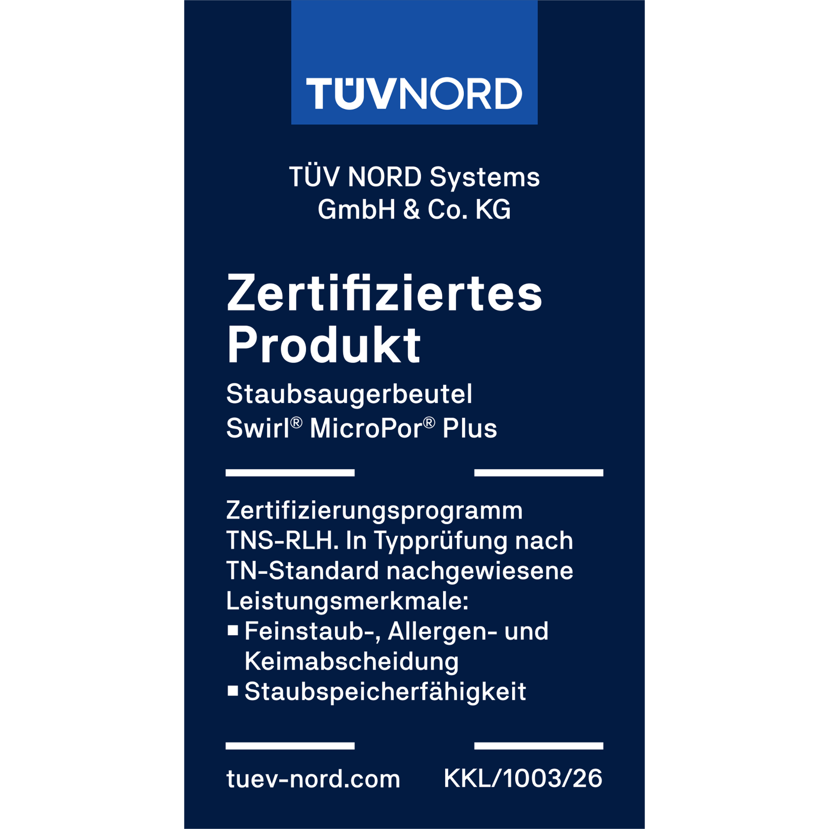 TÜV Nord Zertifizierung