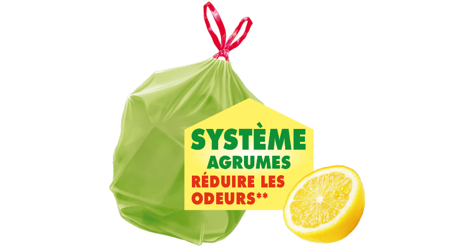 Sacs poubelle avec Fraîcheur Active Sacs poubelle avec Fraîcheur Active
