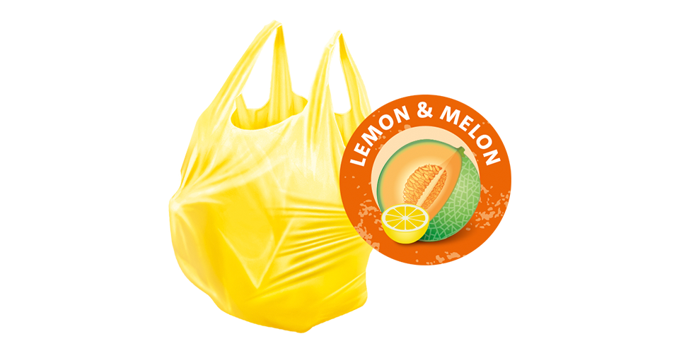 Scented bin liner Lemon-Melon