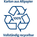 100% Recyclingpapier