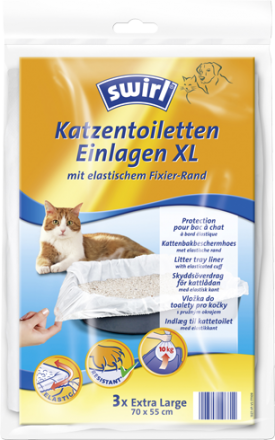 Katzentoiletten-Einlagen von Swirl®