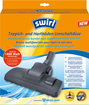 Swirl® Teppich- und Hartböden Umschaltdüse