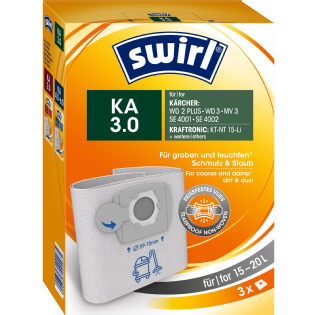 Sacs KA pour aspirateur humide/sec Sacs KA pour aspirateur humide/sec