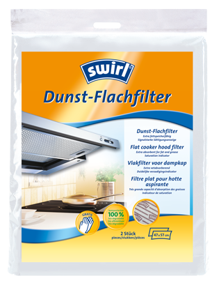 Filtre plat pour hotte aspirante Swirl®